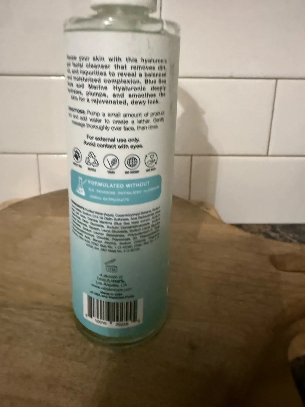 (2) Vitamins and Sea Beauty blue sea Facial Cleanser - Hydrating Gel Cleanser